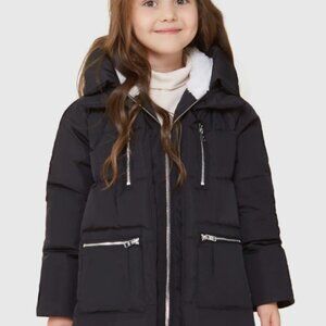 Orolay Girls Black Hooded Down Jacket - kids size 8-9 "Amazon Jacket"